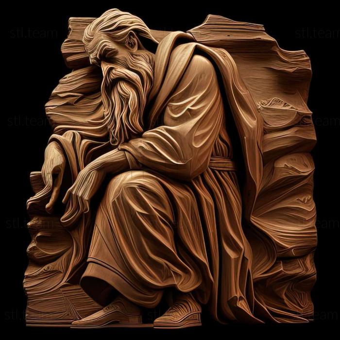 3D model Moses (STL)